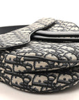 Oblique Saddle Bag Blue