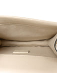 Textured Calfskin Crystal Mini Dionysus Shoulder Bag Mystic White