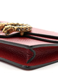 Calfskin Super Mini Dionysus Shoulder Bag Hibiscus Red