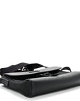 Re-Nylon Saffiano Triangle Shoulder Bag Black
