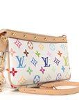 LV X TM Monogram Multicolor Pochette Accessories White