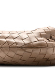 Nappa Intrecciato Mini Jodie Dark Taupe