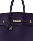Taurillon Clemence Birkin 35 Iris