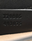 GG Supreme Monogram Web Medium Padlock Messenger Shoulder Bag Black