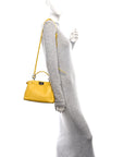 Nappa Mini Peekaboo Iconic Satchel Limone
