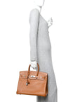 Epsom Birkin 35 Gold