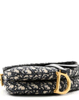 Oblique Saddle Bag Blue
