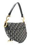Oblique Saddle Bag Blue