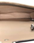 GG Supreme Monogram Super Mini Dionysus Shoulder Bag Taupe