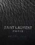 Grained Calfskin Baby Sac De Jour Black