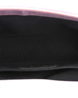 Metallic Patent Calfskin Quilted Medium Boy Flap Light Pink