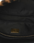 Shearling Vitello Dolce Macro FF 1974 Baguette Tobacco Black