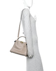 Vitello Tahiti Burro Medium Peekaboo Iconic Essentially Satchel Tortora Black