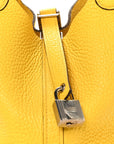 Taurillon Clemence Picotin Lock 18 PM Lime