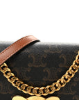 Triomphe Canvas Multipochette Tan