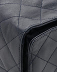 Caviar Quilted Medium CHNL 25 Handbag Dark Navy