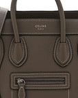 Drummed Calfskin Nano Luggage Souris