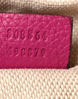Cellarius Calfskin Small Soho Disco Bag Bright Bouganville