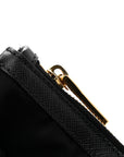 Saffiano Tessuto Nylon Shopping Tote Black