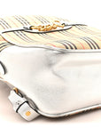Smooth Calfskin 1983 Knight Check Link Backpack Silver