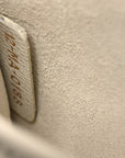 Grained Calfskin Mini J'AD1OR Chain Flap Bag Latte