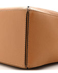 Grained Calfskin Small Puzzle Bag Tan
