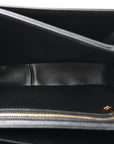 Shiny Calfskin Medium Triomphe Black