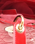 Patent Cannage Small Lady D1OR Cherry Red