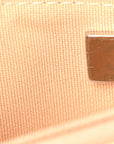 Caviar Quilted Wallet on Chain WOC Beige