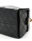 Caviar Quilted Small CHNL 25 Handbag Black