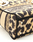 Canvas Mini Mizza Embroidered Lady D-Lite Beige Multicolor