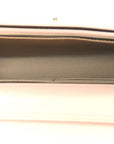 Lambskin Quilted CC Pearl Crush Wallet on Chain WOC Light Pink