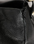 Chevre Gold Metallic Edge Hardware Velo Black