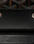 Goyardine Rolling Suitcase Trolley PM Black