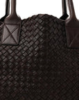 Nappa Intrecciato Medium Cabat Ebano