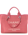 Mixed Fibers Small Deauville Tote Pink