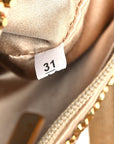 Satin Crystal Mini Re-Edition 2000 Bag Platino