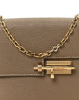 Chevre Chamkila Mini Verrou Chaine Bag Etoupe