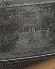 Grained Calfskin Micro Belt Bag Grey