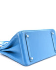 Togo BIRKIN 30 Bleu Zanzibar