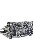 Canvas Embroidered Medium D1ORiviera Toile De Jouy Book Tote Blue