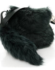 Shearling Small Knight Crossbody Bag Vine