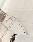 Matte Niloticus Crocodile Himalaya Day Sneaker 37.5 Blanc