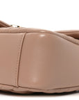 Lambskin Matelasse Medium GG Marmont Shoulder Bag Pink Beige