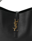 Smooth Calfskin Small Le 5 A 7 Soft Hobo Black