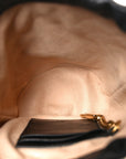 Vintage Effect Calfskin Matelasse Diagonal Mini Torchon GG Marmont 2.0 Bucket Bag Black Romantic Cherry