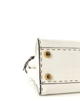 Cuoio Romano Selleria Tri-color Mini Peekaboo Iconic Satchel White Indaco Saddler