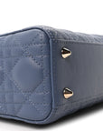 Lambskin Cannage Small My ABCD1OR Lady D1OR Blue