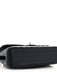 Lambskin Chevron Quilted Small Double Flap Black