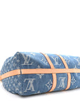 Denim Monogram New LV Remix Keepall Bandouliere 45 Blue